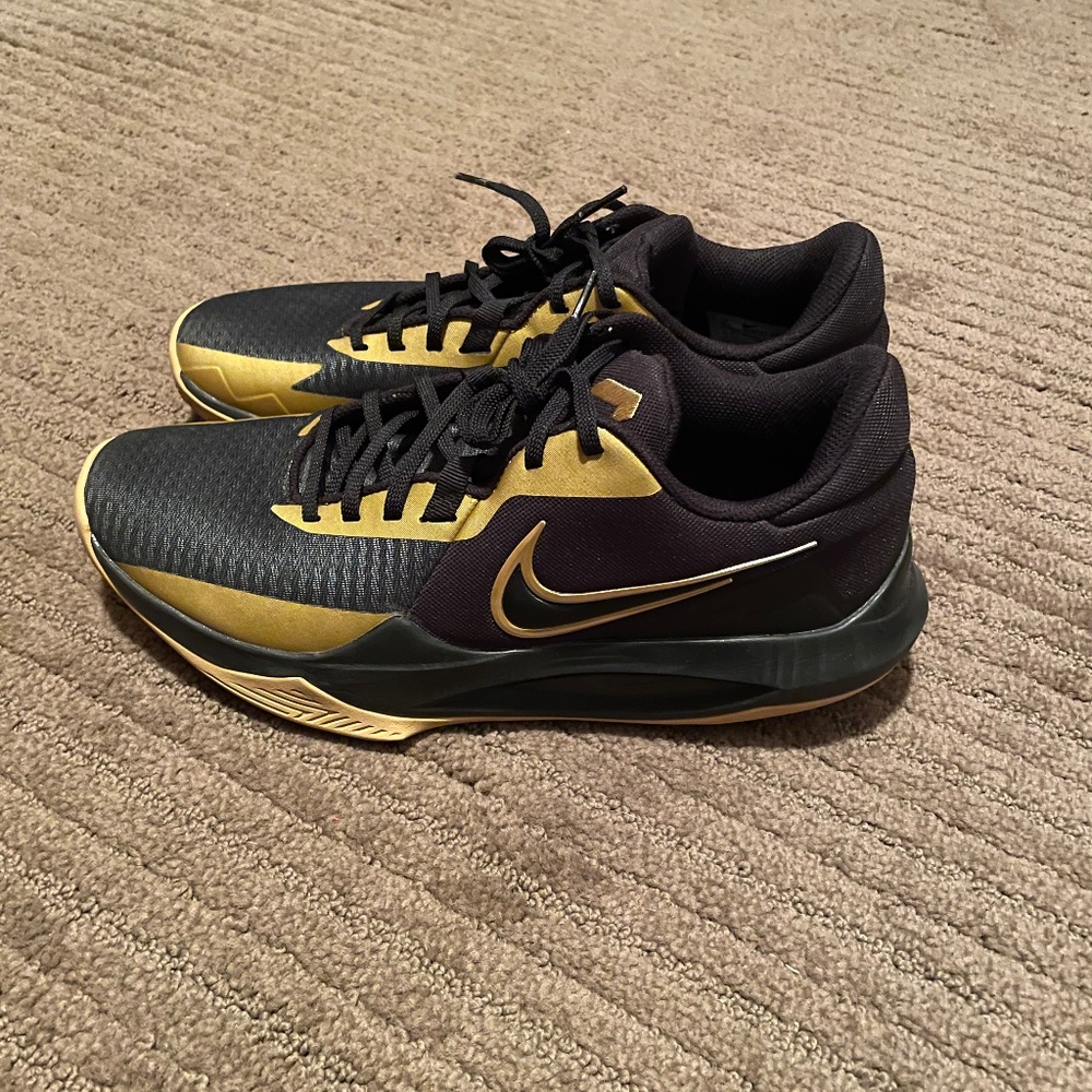 Nike Precision 6 Black Metalic Gold